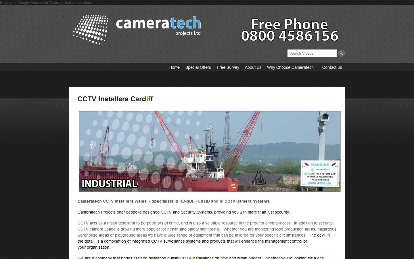 Cameratech Projects Website