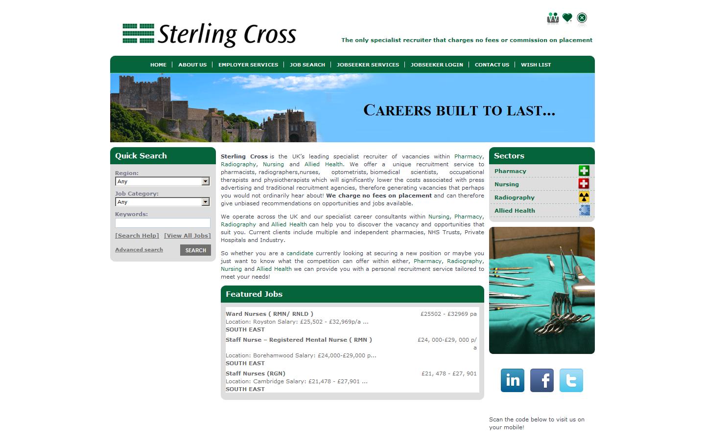 Sterling Cross Website