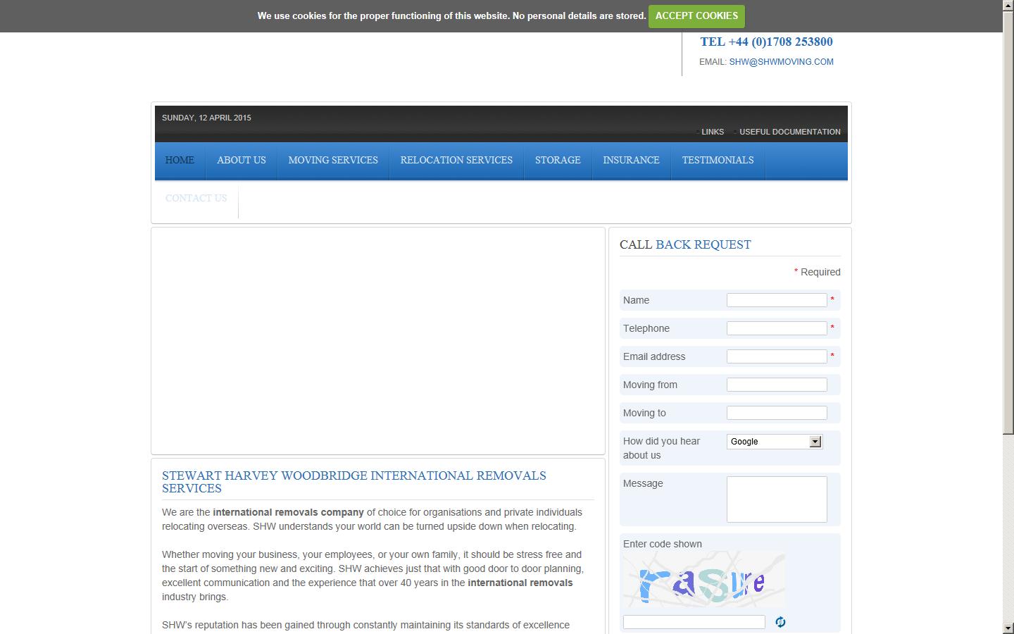 Stewart, Harvey & Woodbridge Limited Website