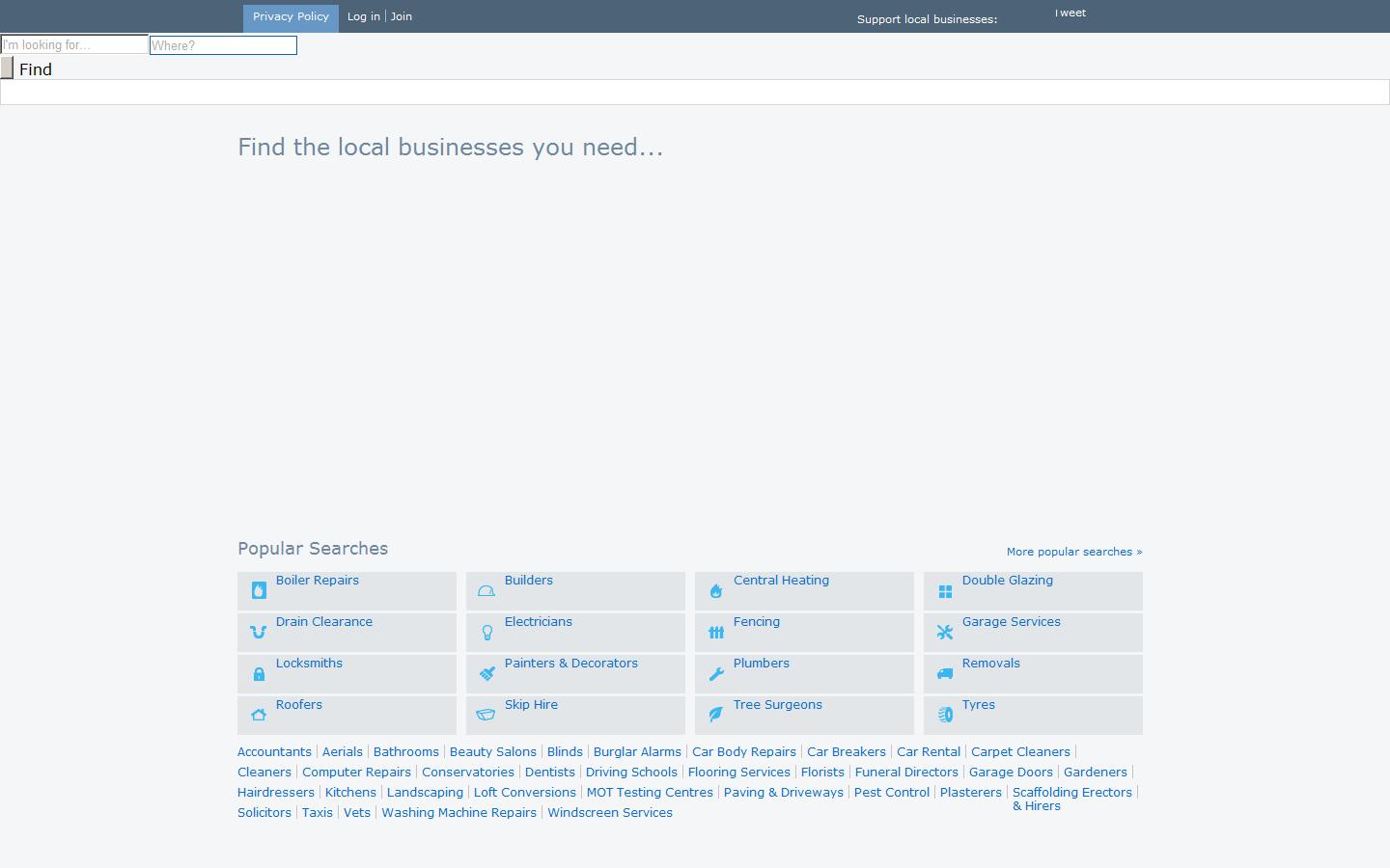 Thomson Local Website