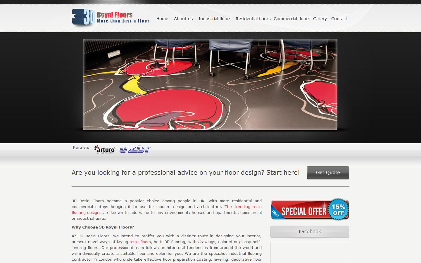 3D Royal Floors Website