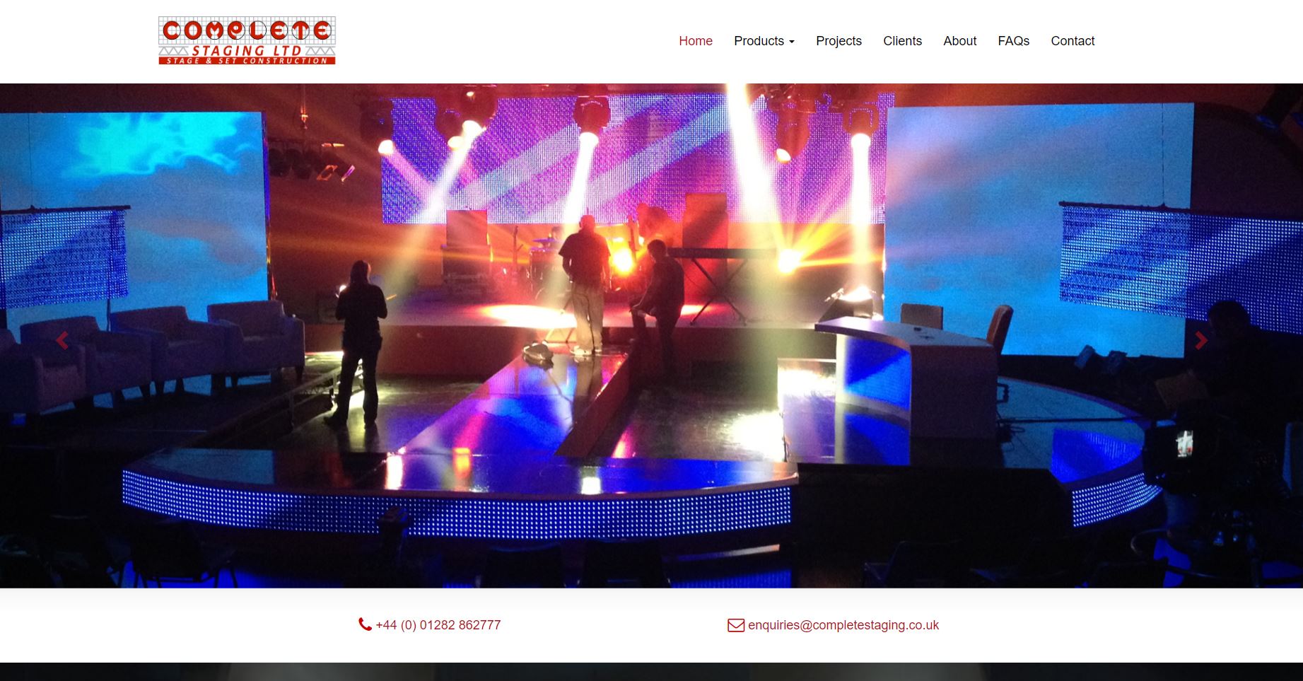 Complete Staging Ltd Website