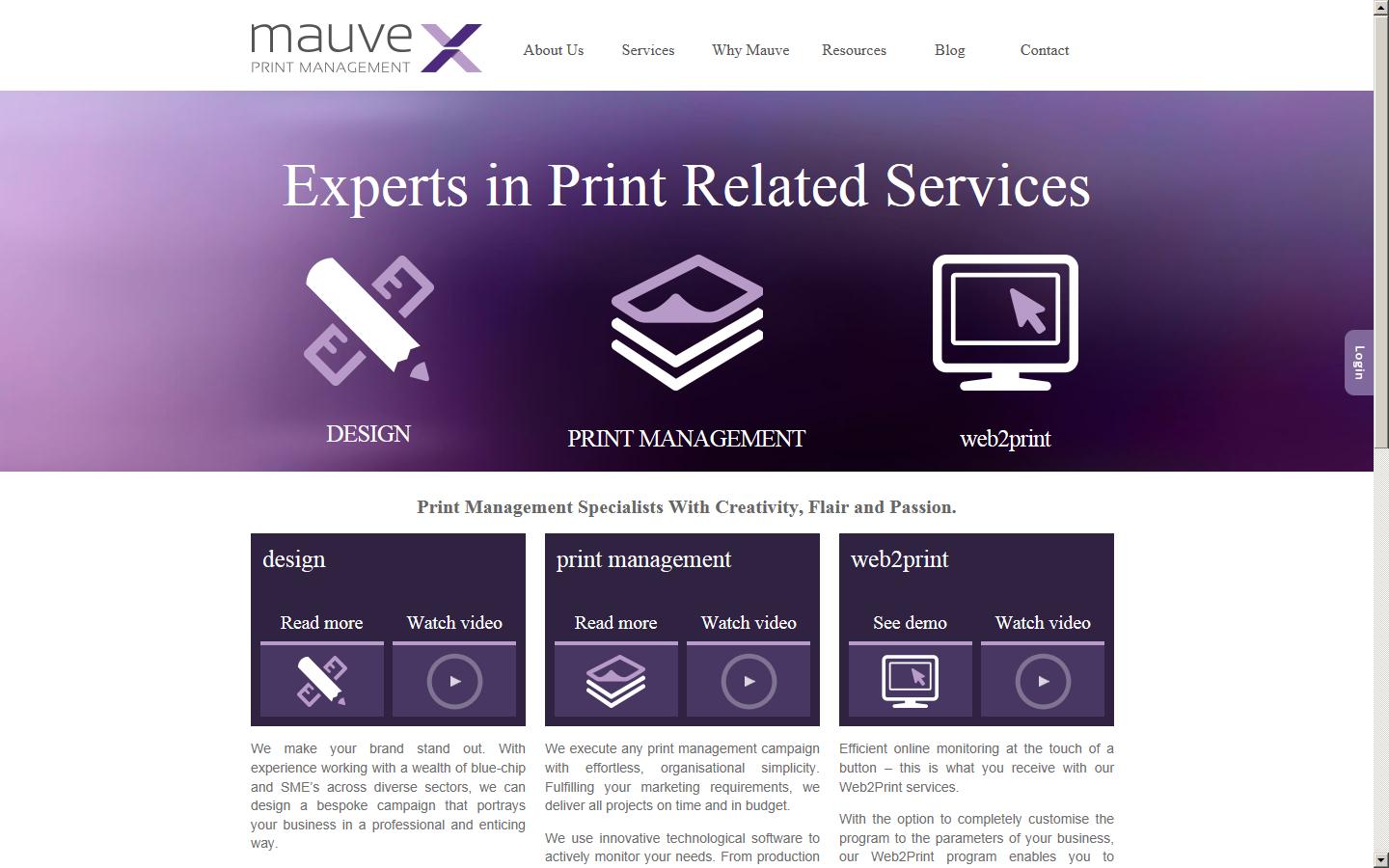 Mauve Group Website