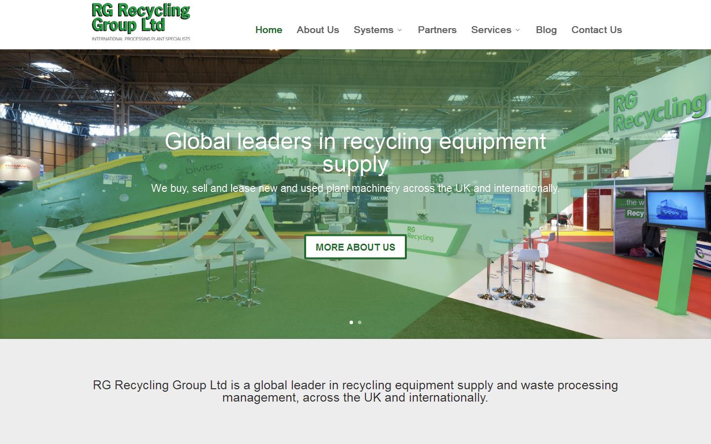 RG Recycling Group Ltd Website