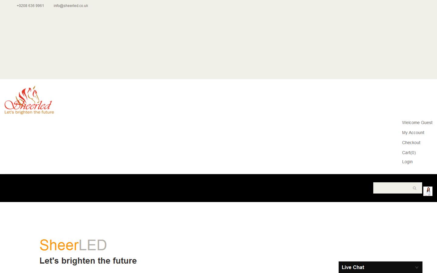 Sheer LED Ltd Website