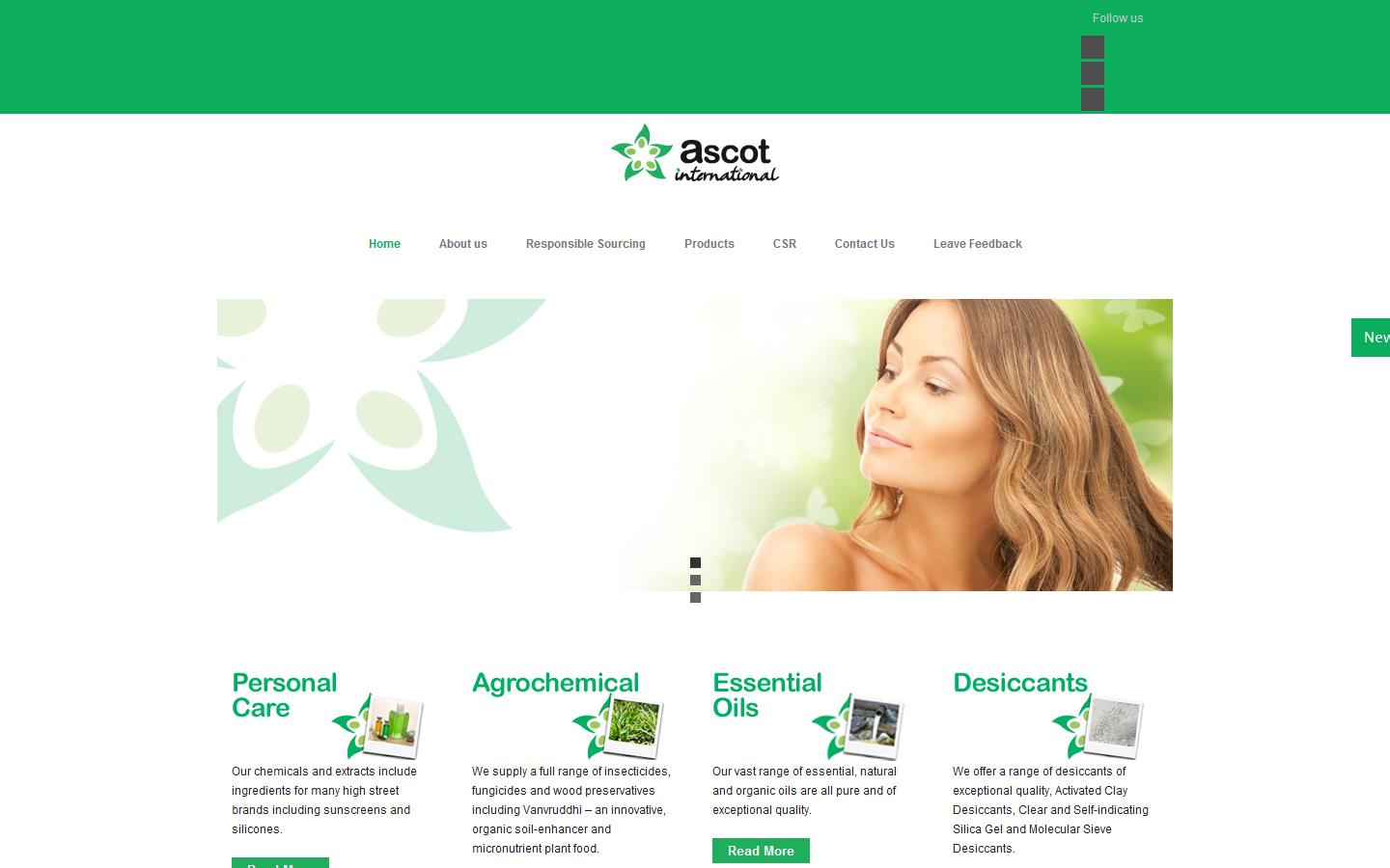 Ascot International Website