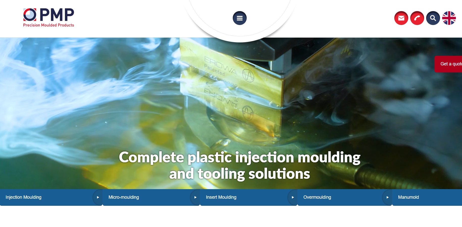 Precision Moulded Products Website