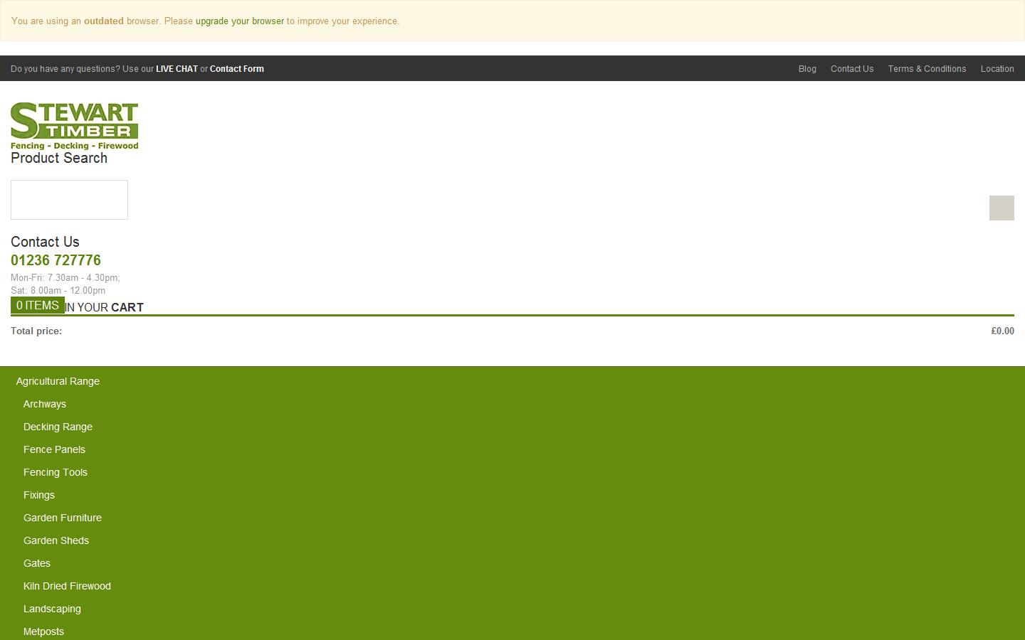 Stewart Timber Website