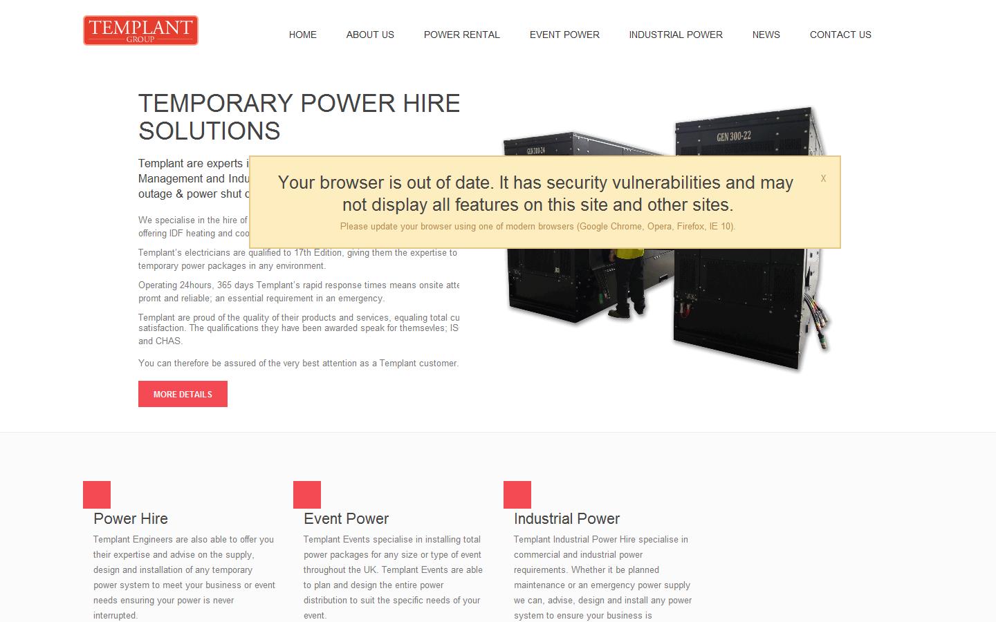 Templant Group Website