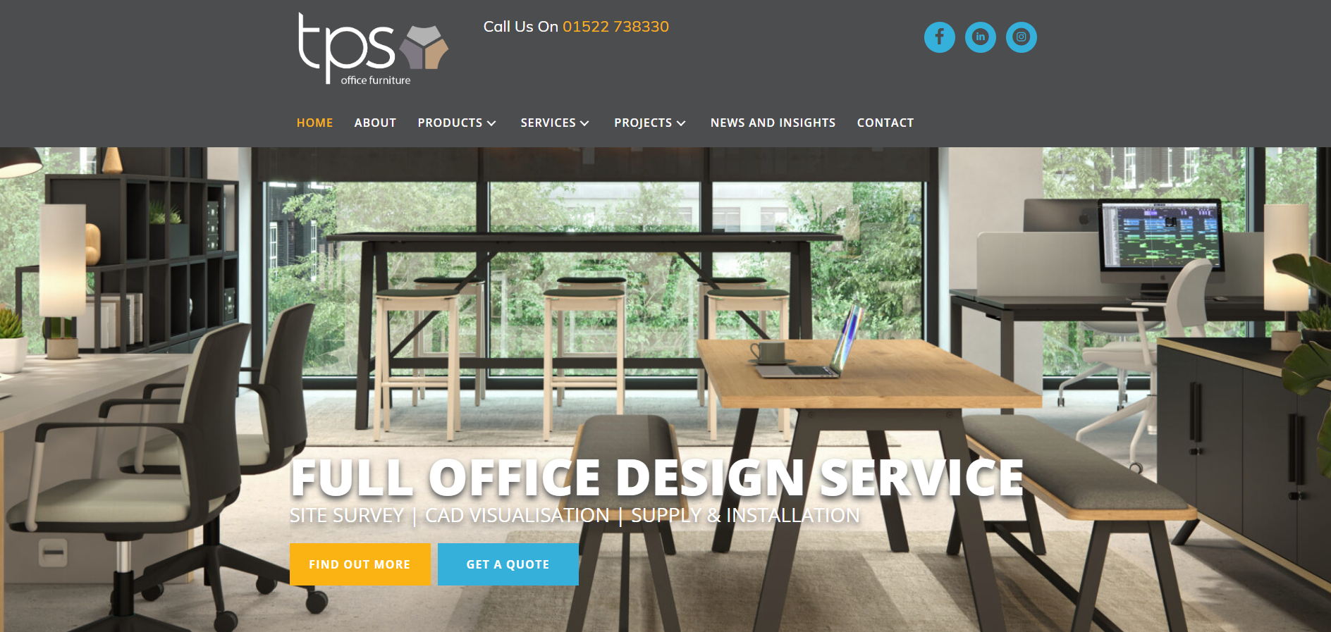 TPS Office Furniture Ltd Website