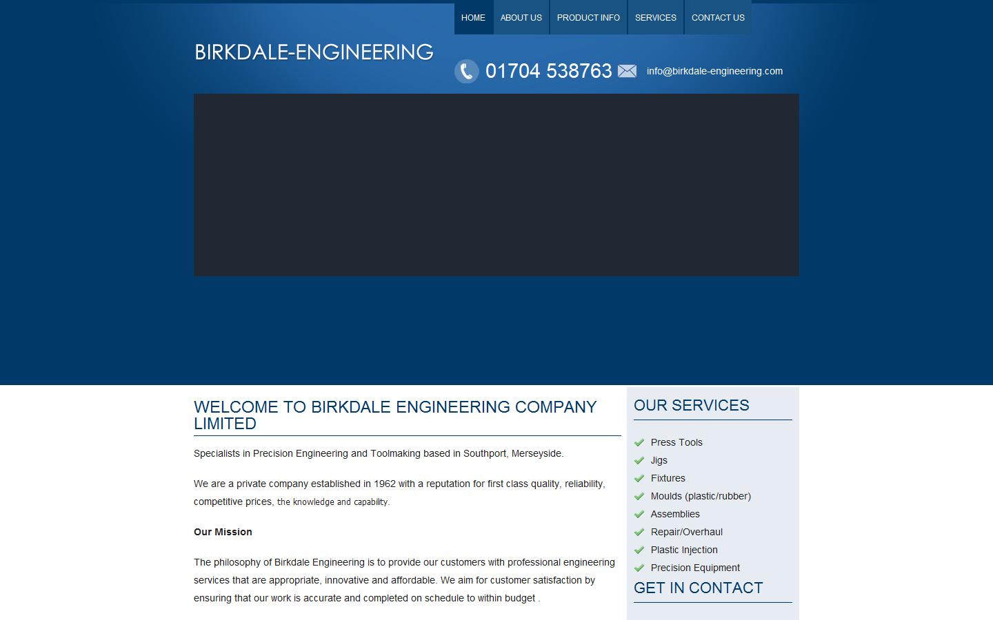Birkdales engineering Website