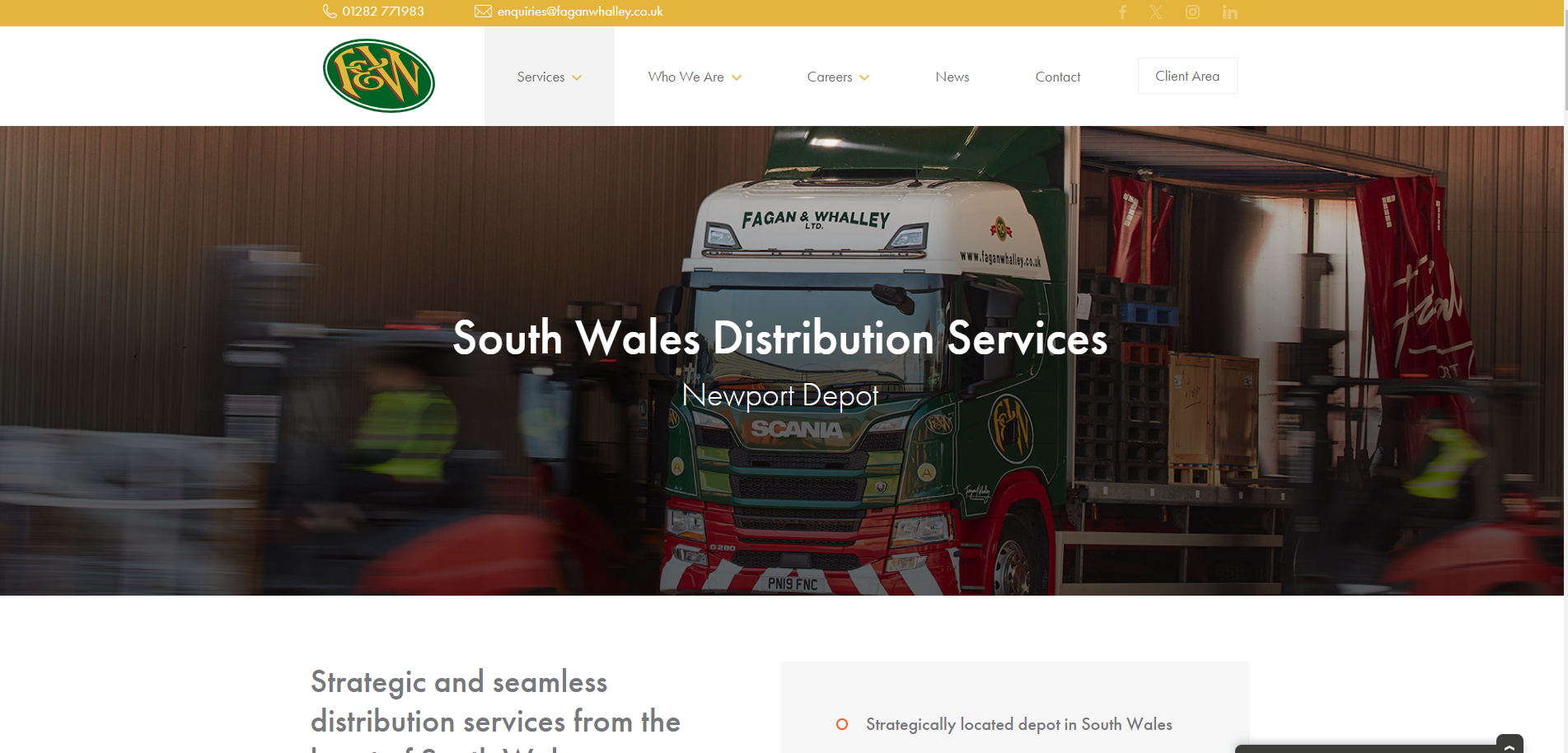 Fagan & Whalley Newport  Website