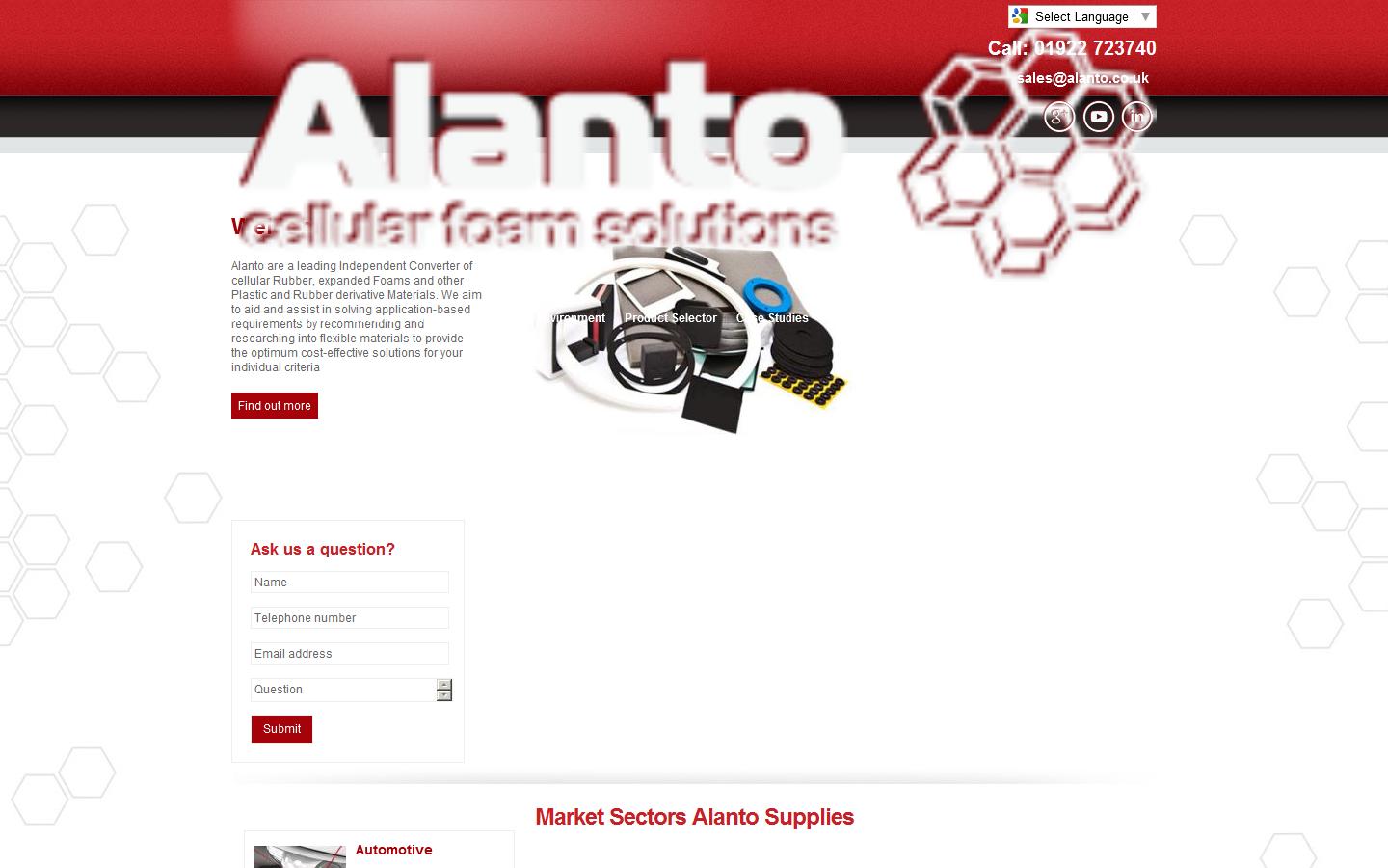 Alanto Ltd Website