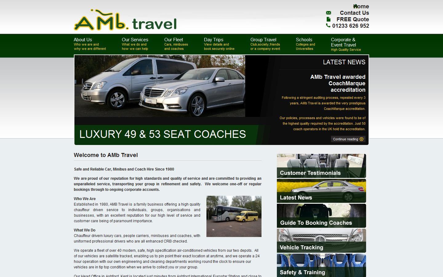 AMB Travel Website