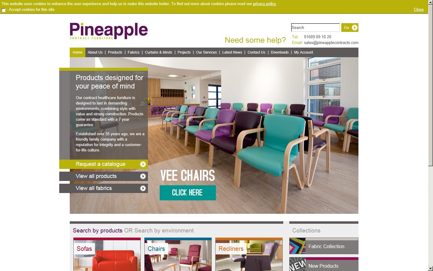 Pineapple Contracts Website