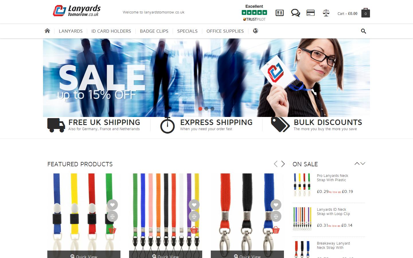 Lanyards Tomorrow Website