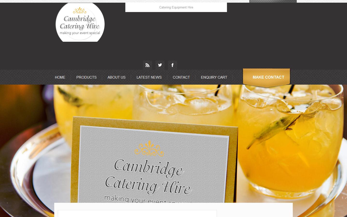Cambridge Catering Hire Website