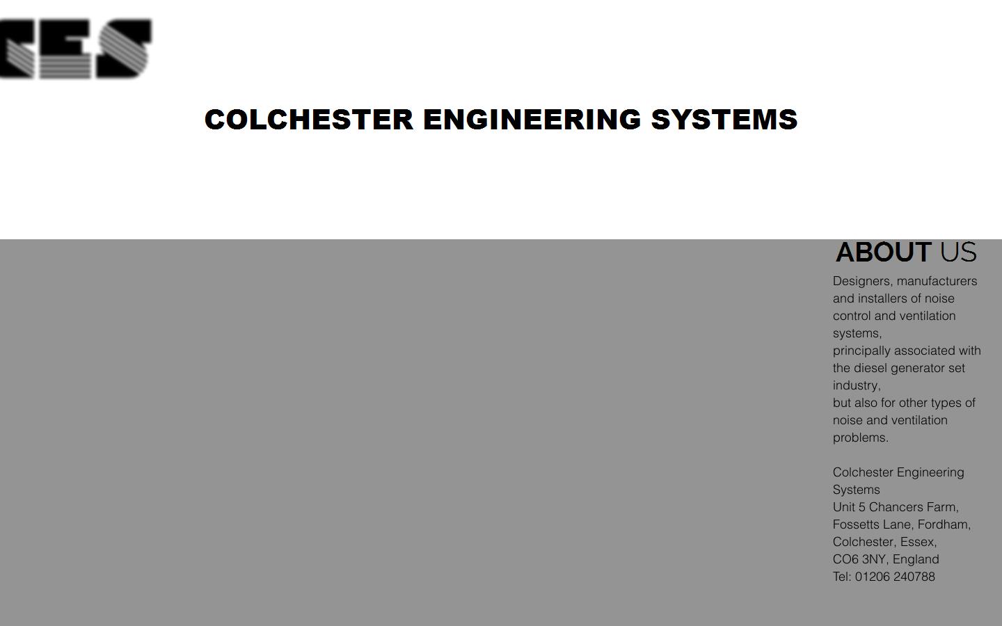 Colchester Engineering Systems Website