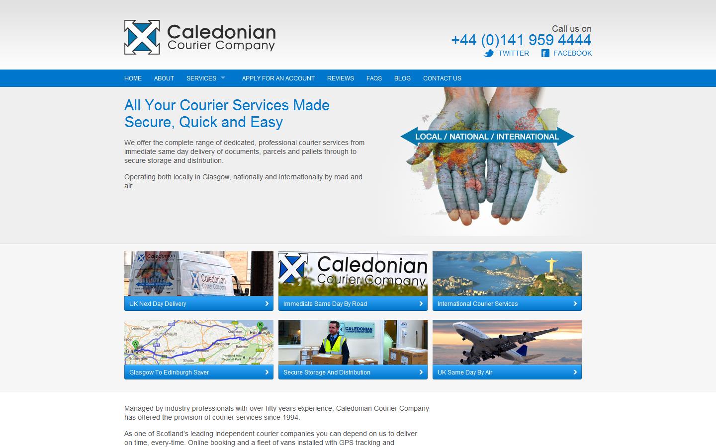 Caledonian Courier Company Website