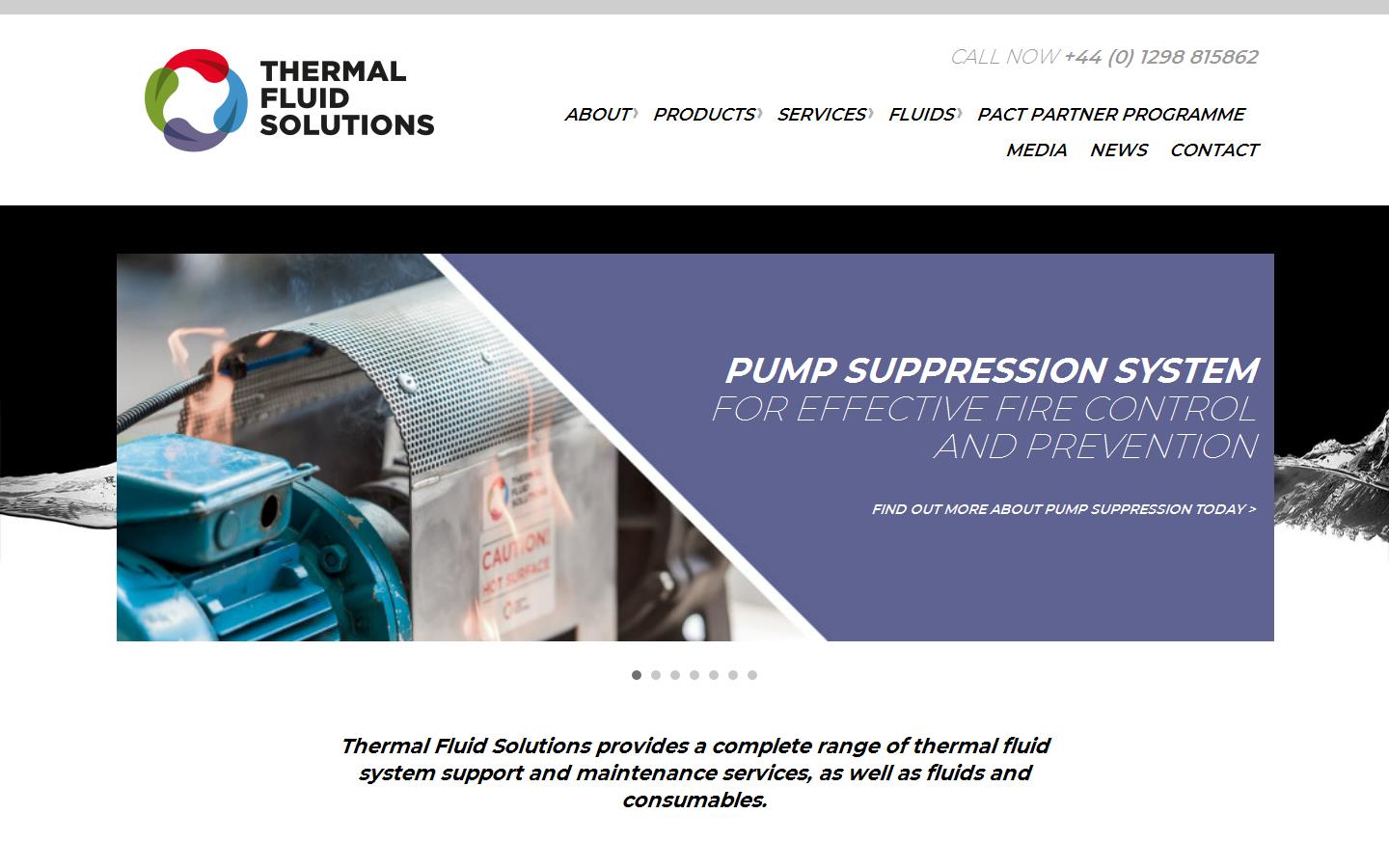 Thermal Fluid Solutions Website