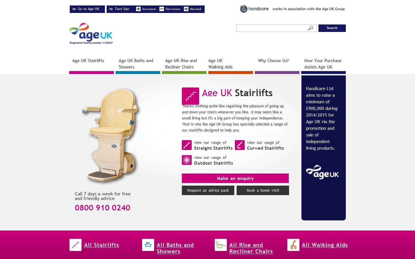 Age UK Mobility Website