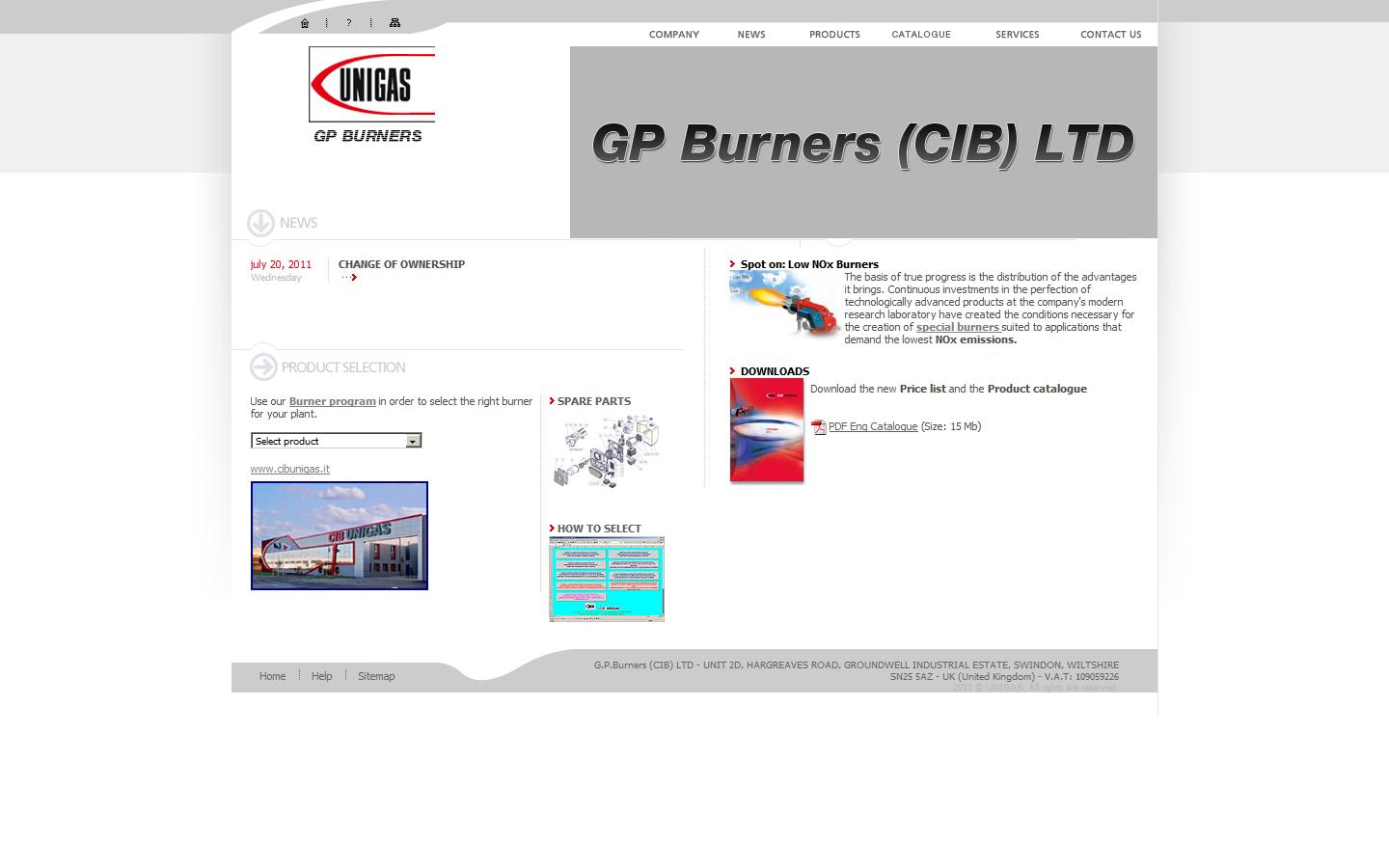 GP Burners Website