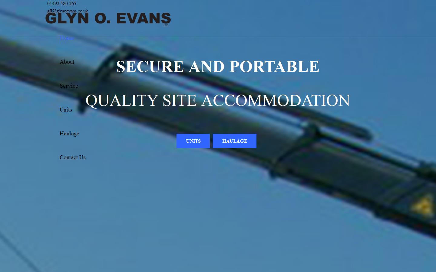 Glyn O. Evans Ltd Website