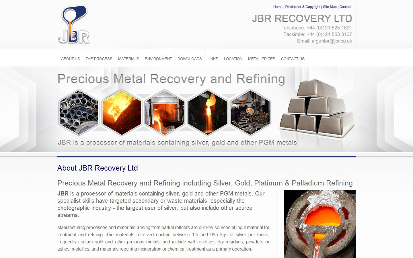 JBR Recovery Website