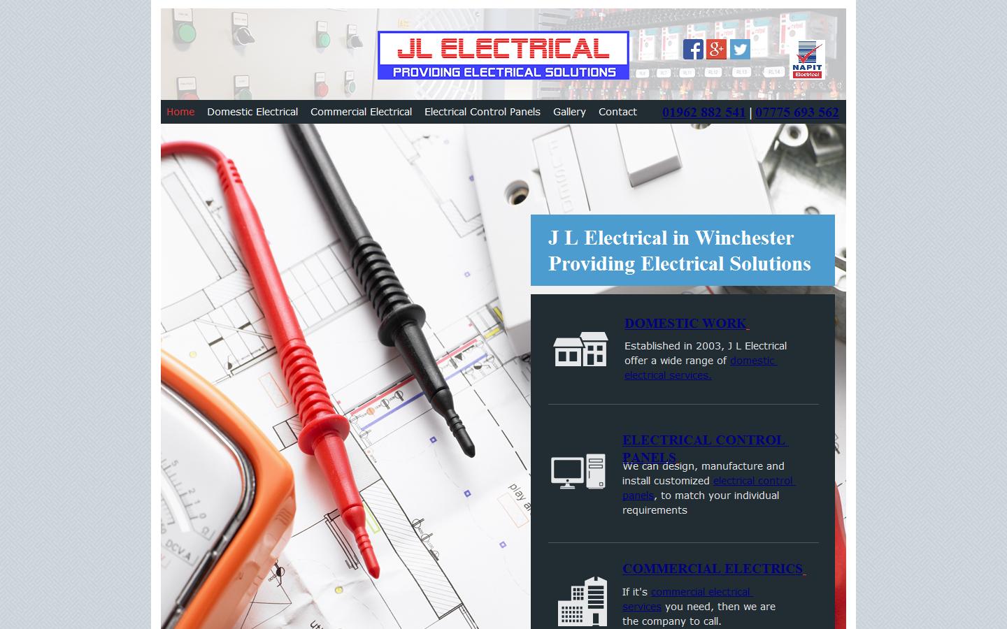 JL Electrical Website