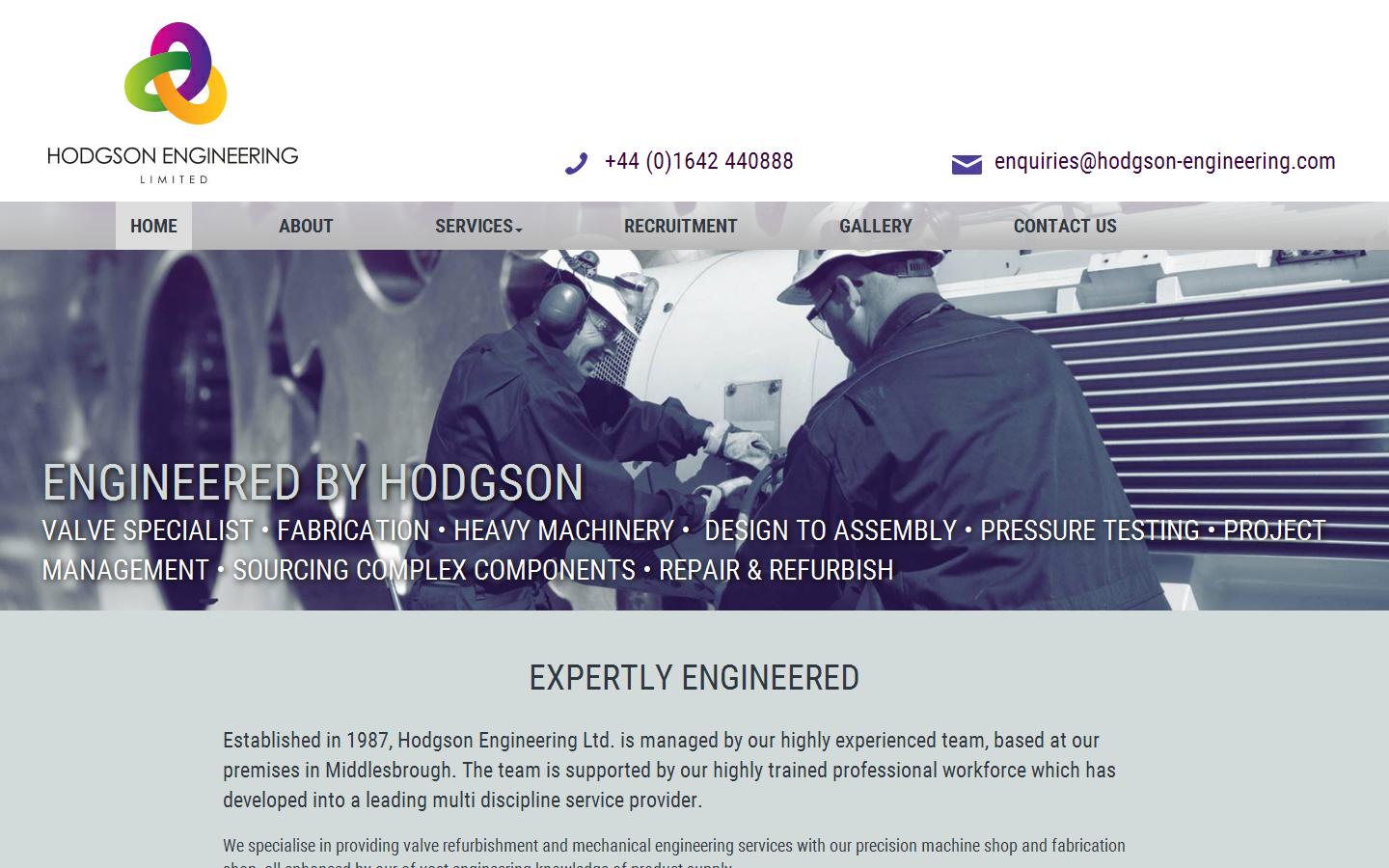 A Hodgson Engineers Ltd Website