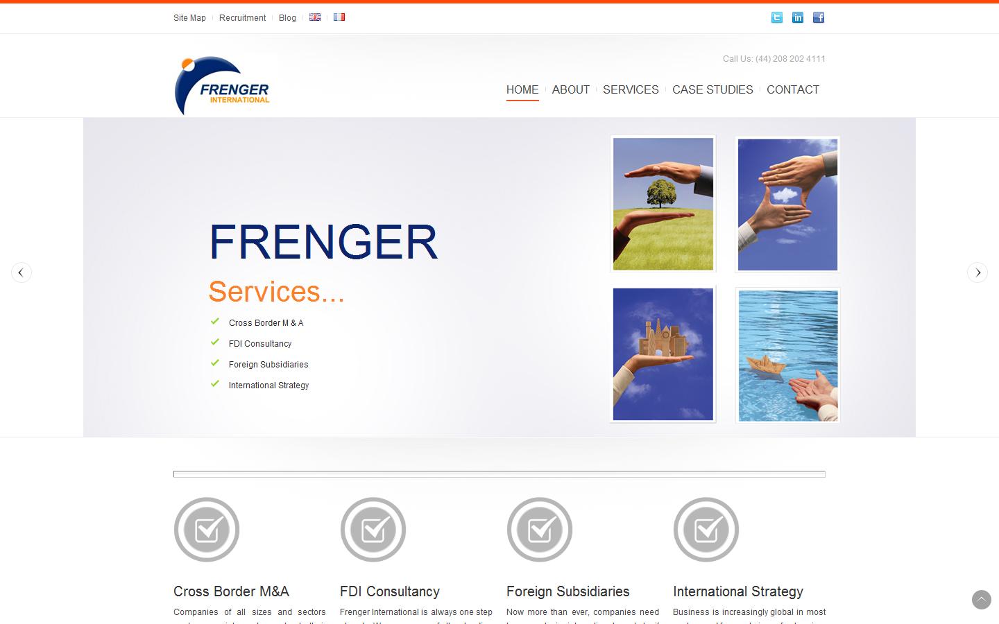 Frenger Internatonal Ltd Website