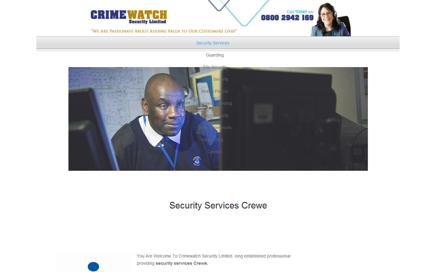 Crimewatch Security Ltd Website