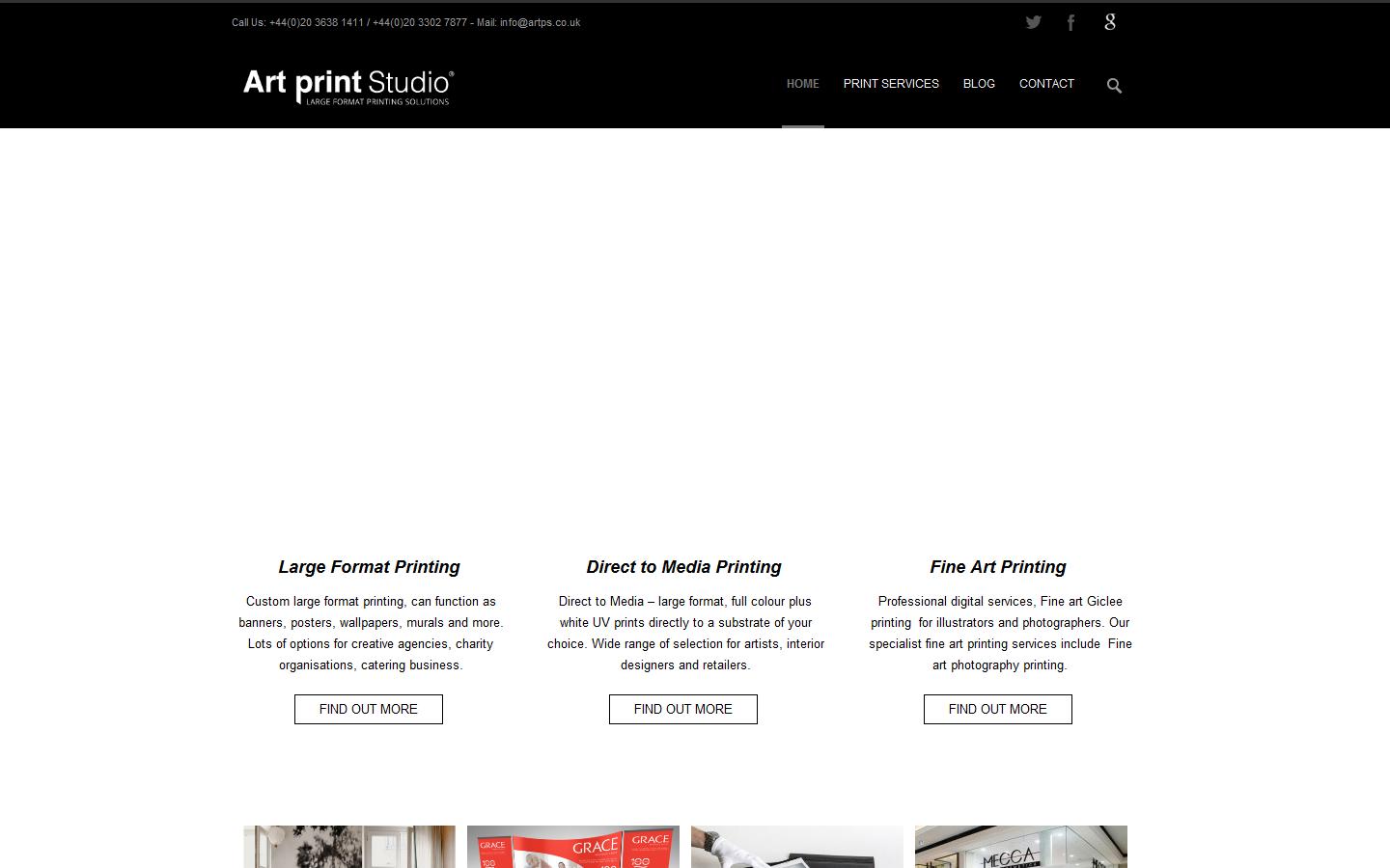 Art Print Studio Website