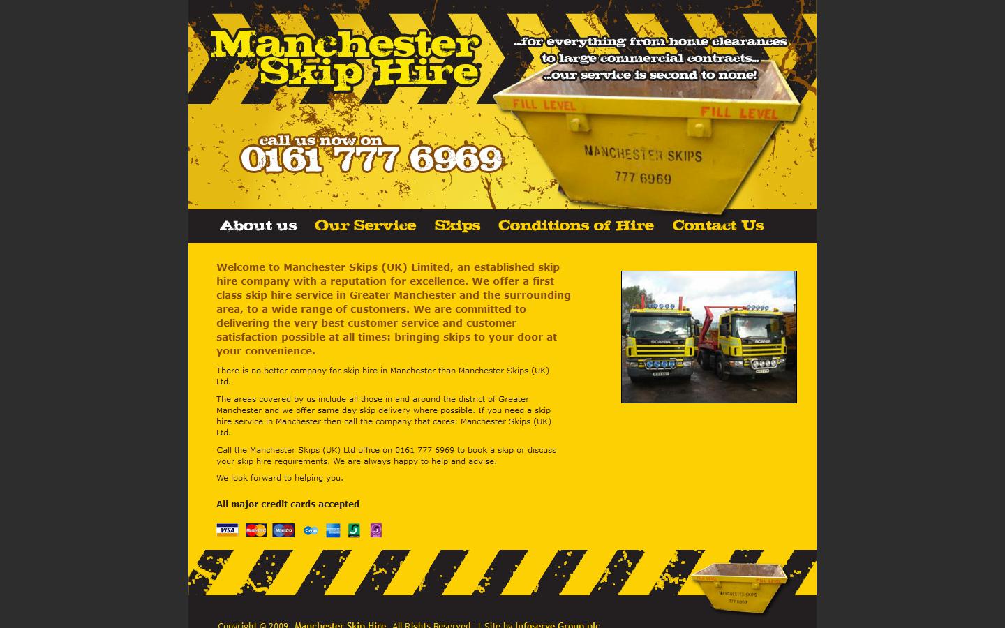 SKIP HIRE MANCHESTER Website