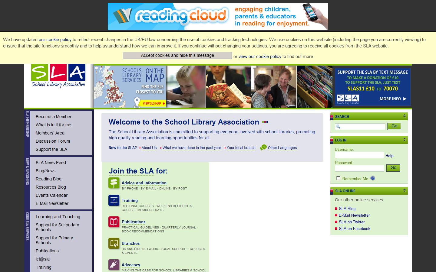SLA Training Website