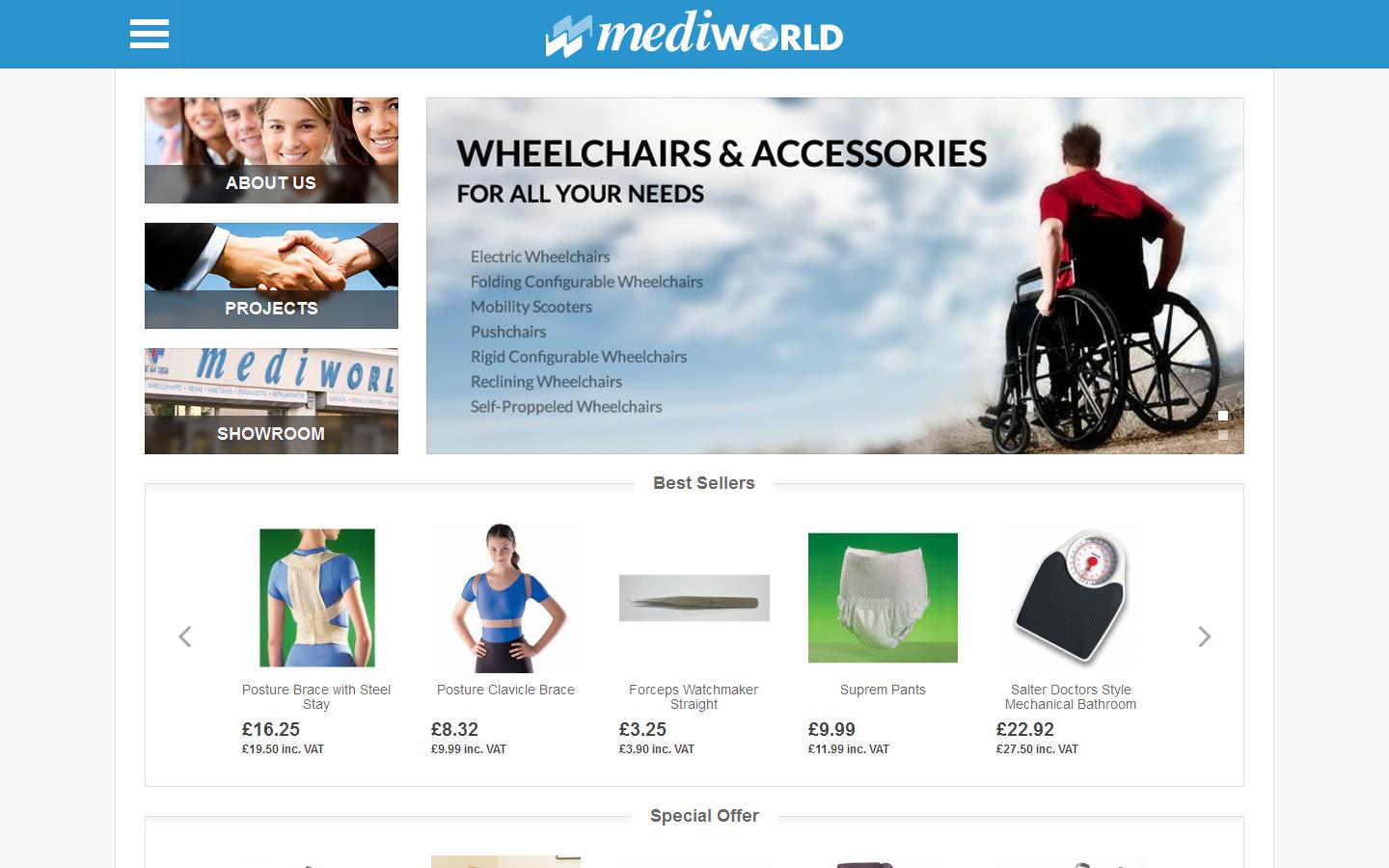 Mediworld Website