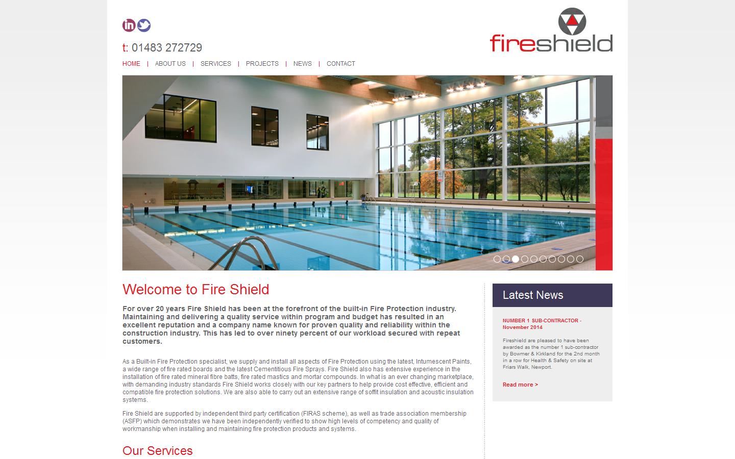 Fire Shield Website