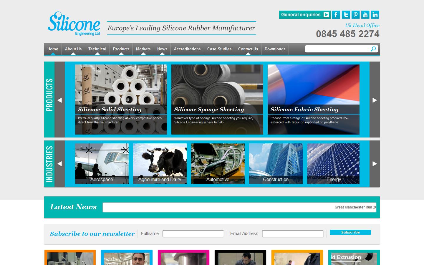 Silicone Engineering Ltd Website
