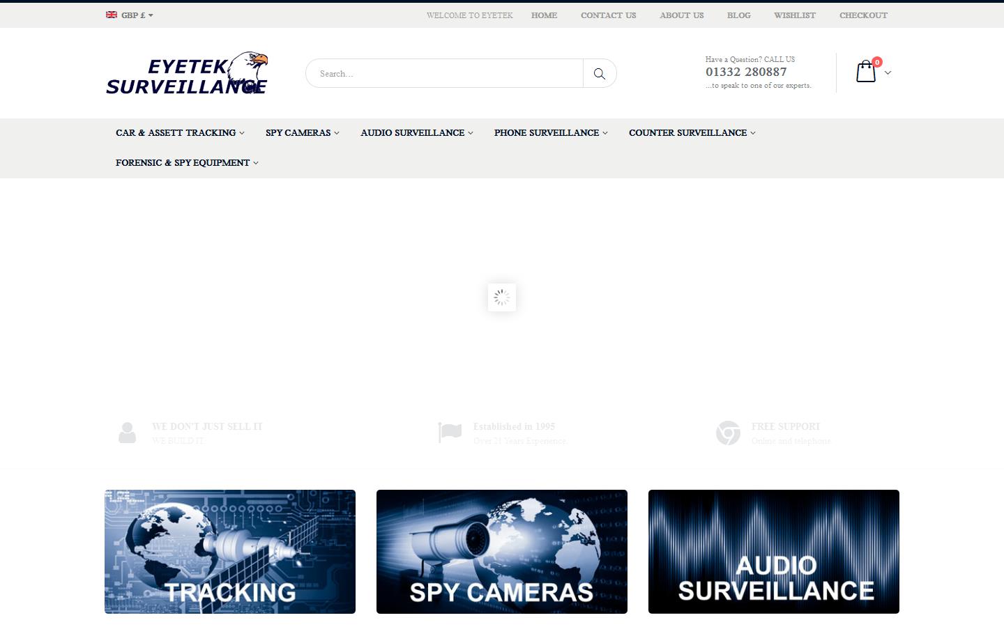 Eyetek Surveillance Website
