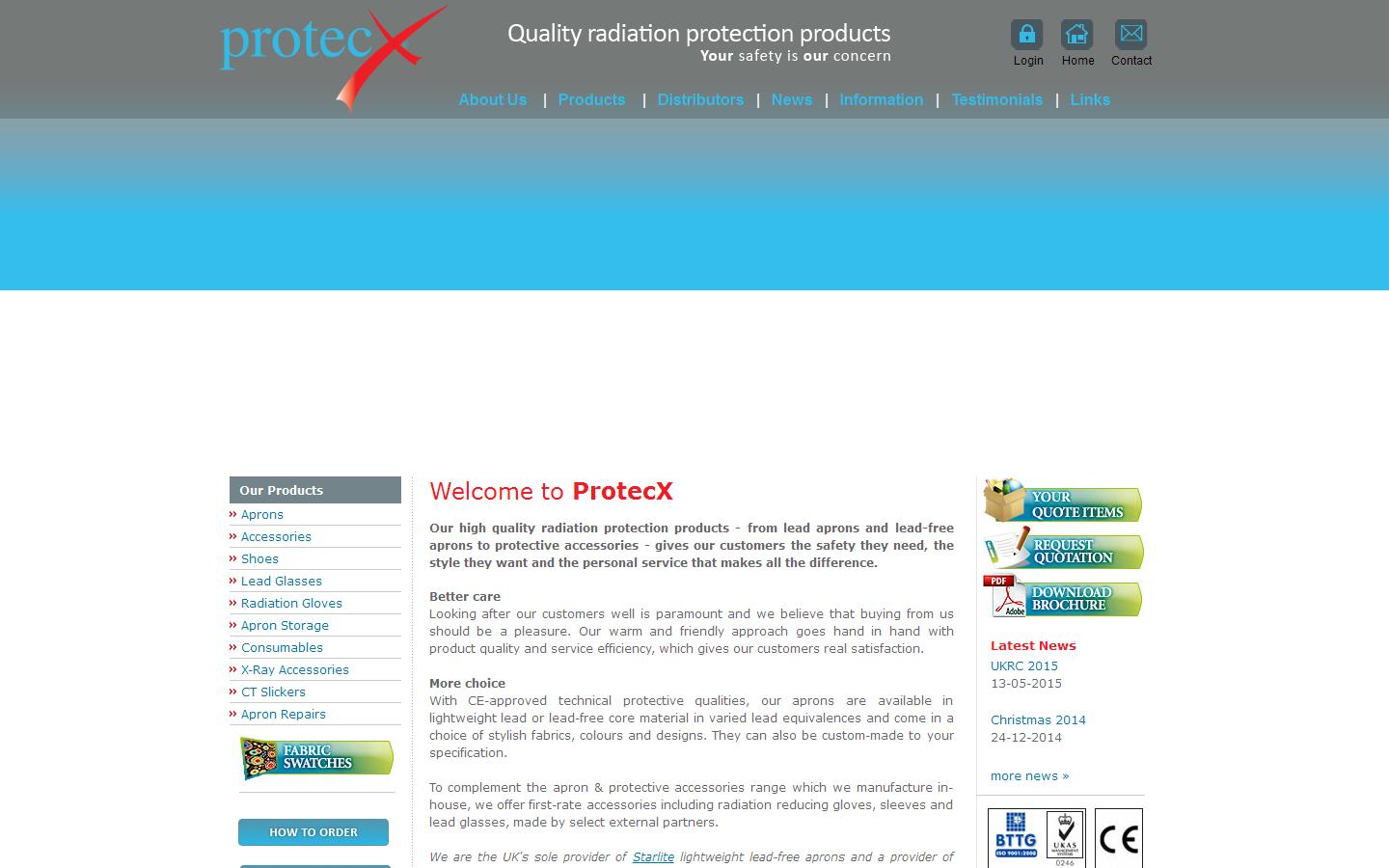 ProtecX Medical Ltd Website