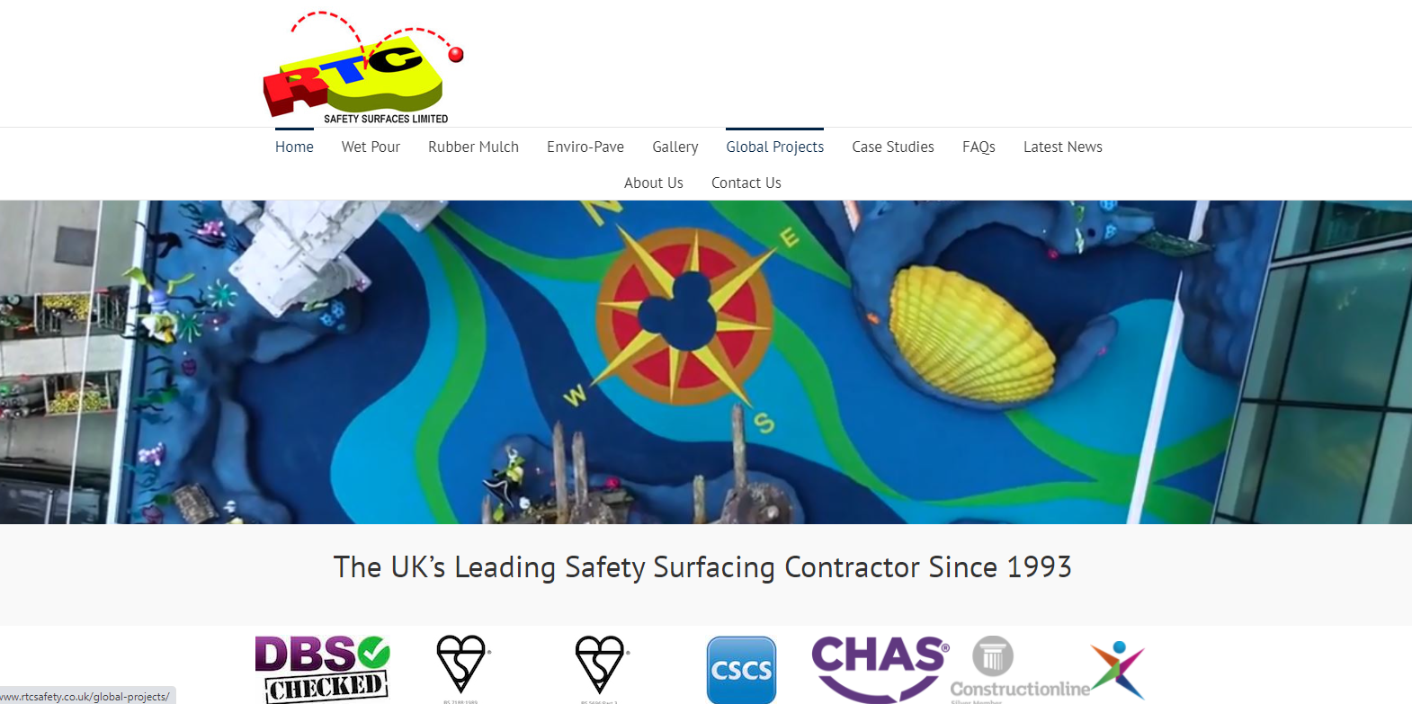 RTC Safety Surfaces Website