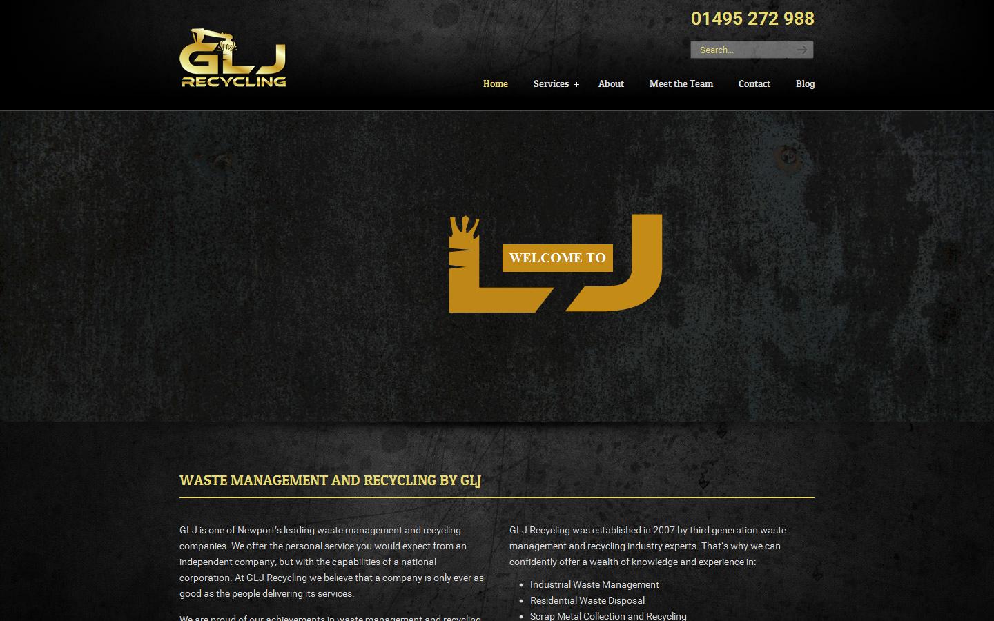 GLJ Recycling Ltd Website