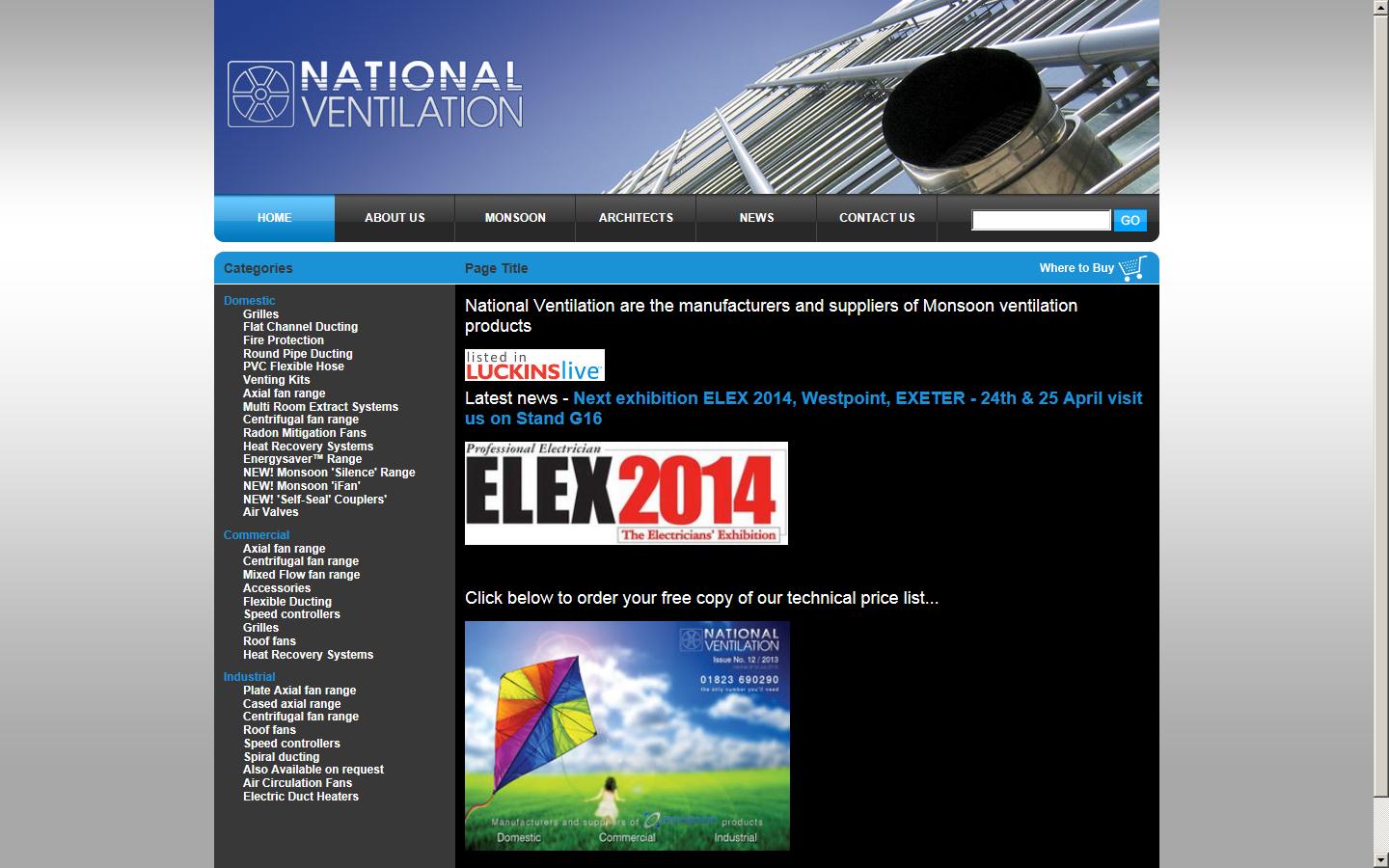 National Ventilation Website