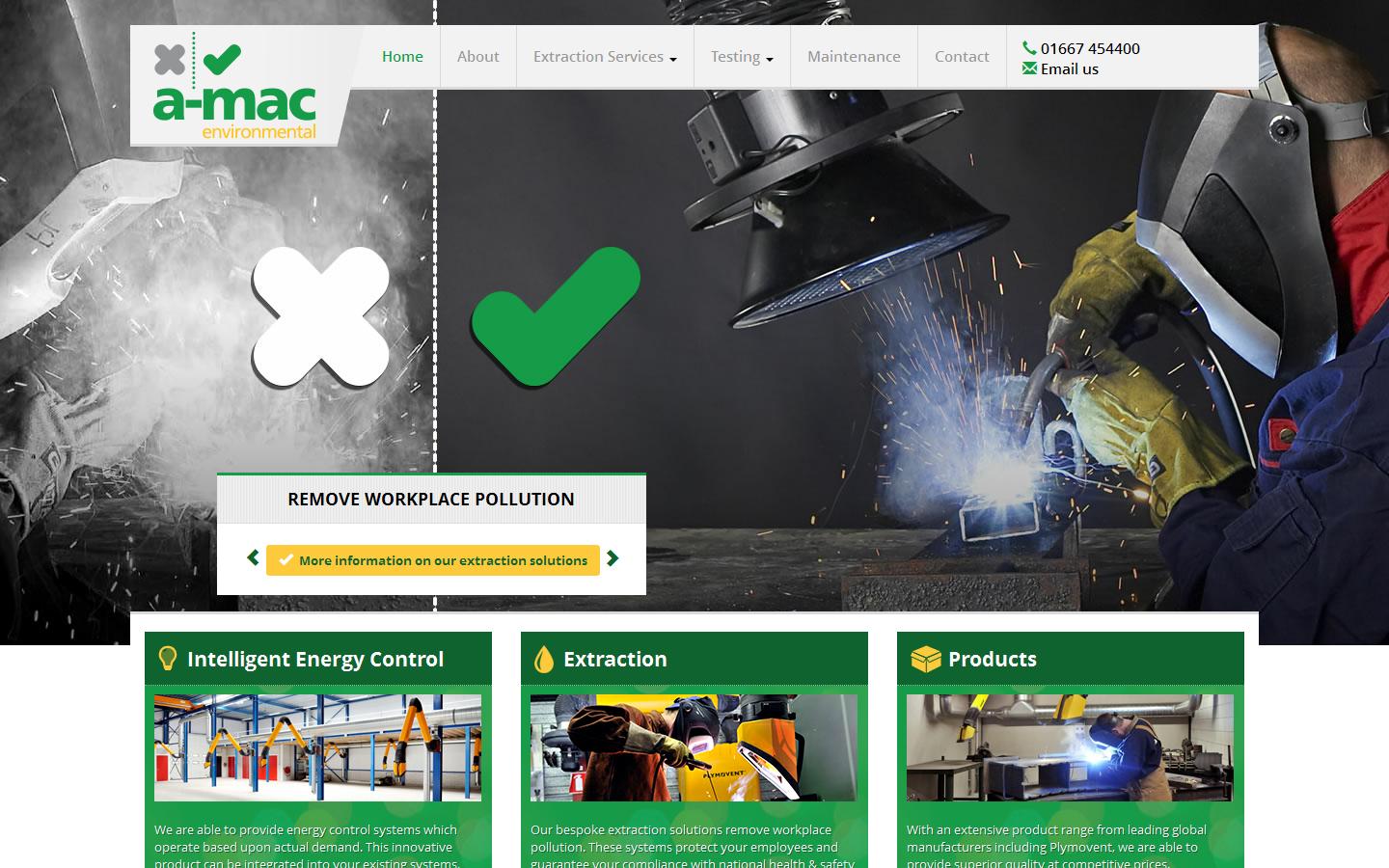 A-Mac Environmental Ltd Website