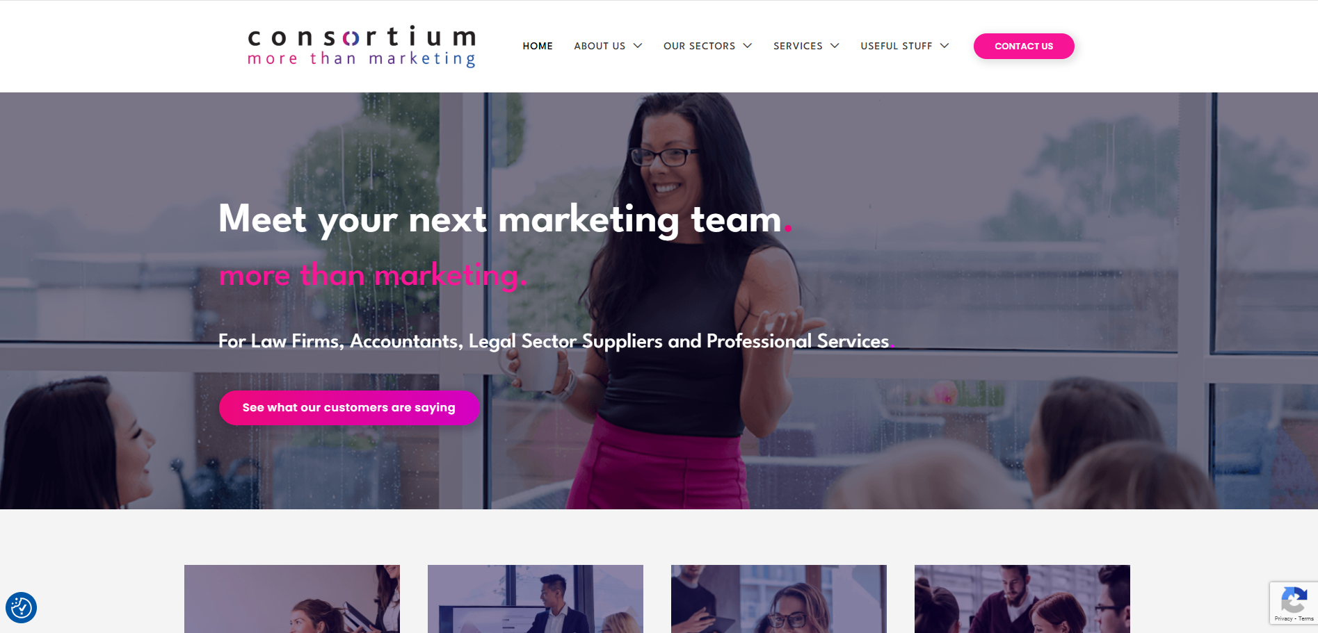 Consortium More Than Marketing Website