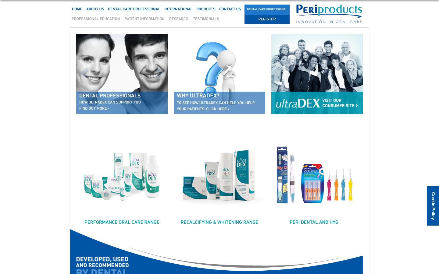 Periproducts Ltd  Website