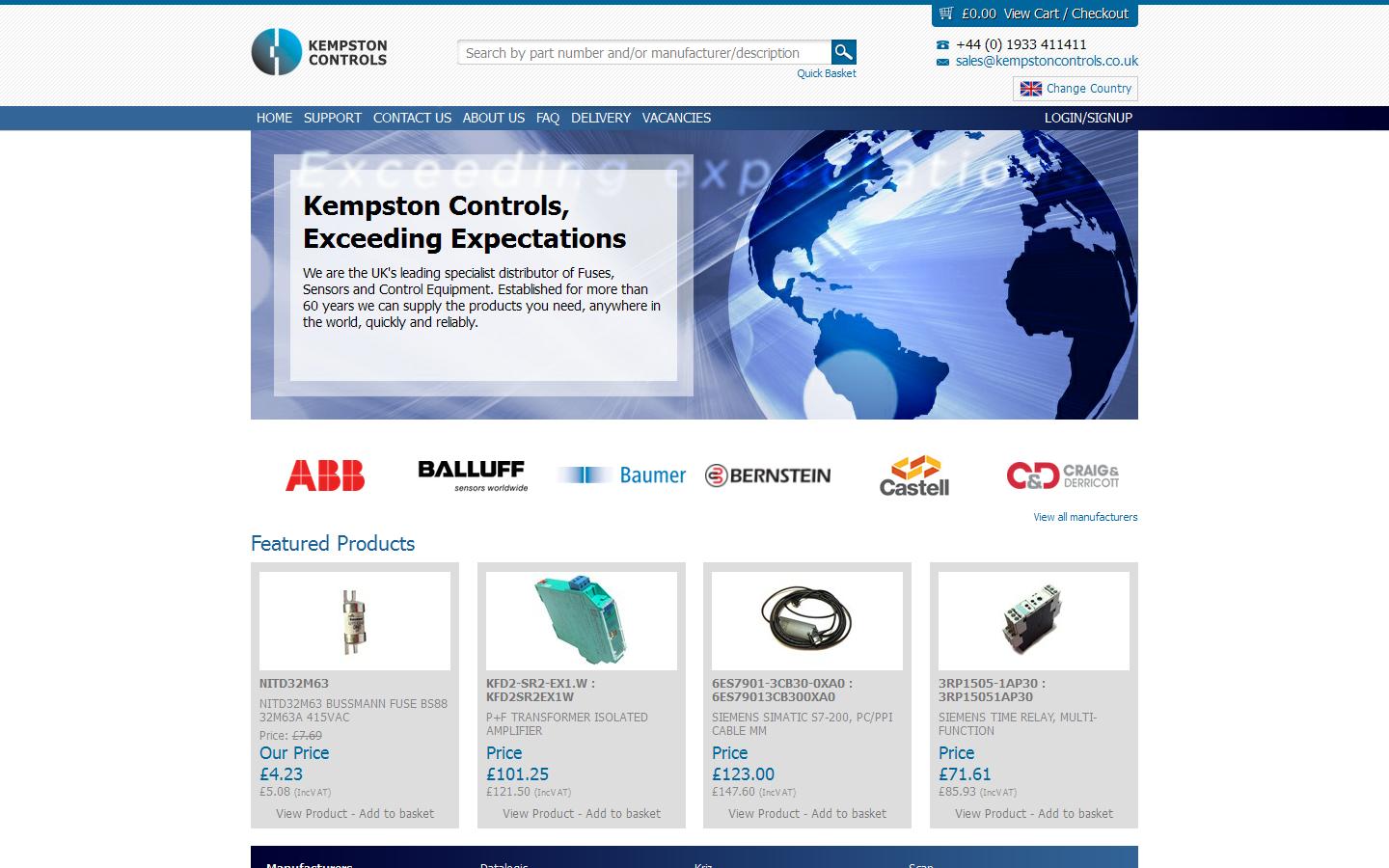 Kempston Controls Website