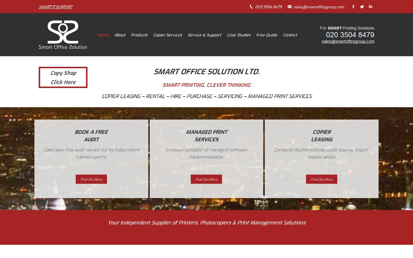 Smart Office Solutions Website