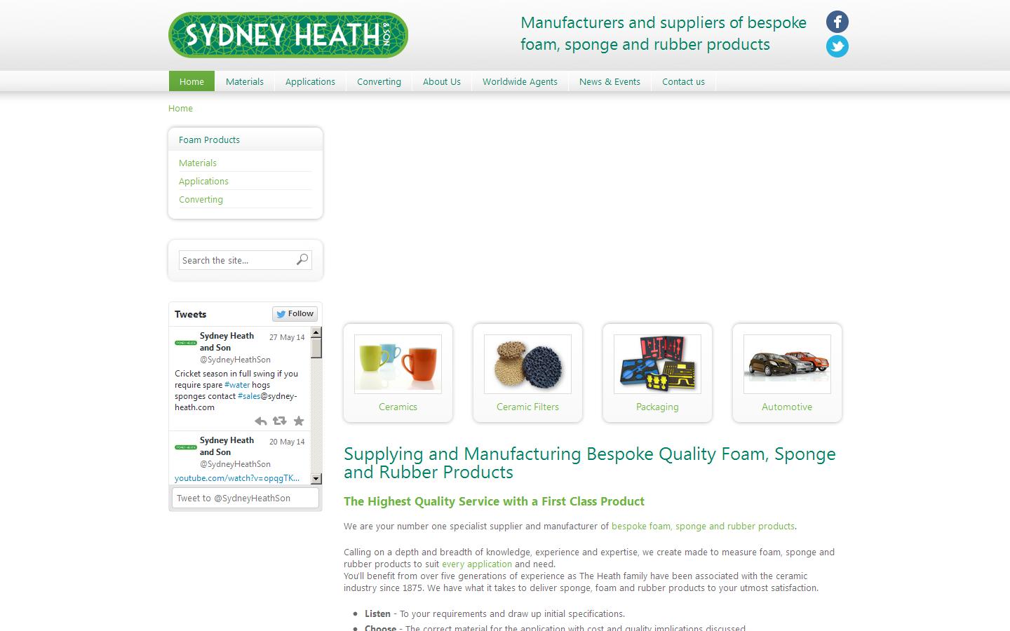 Sydney Health & Son Website