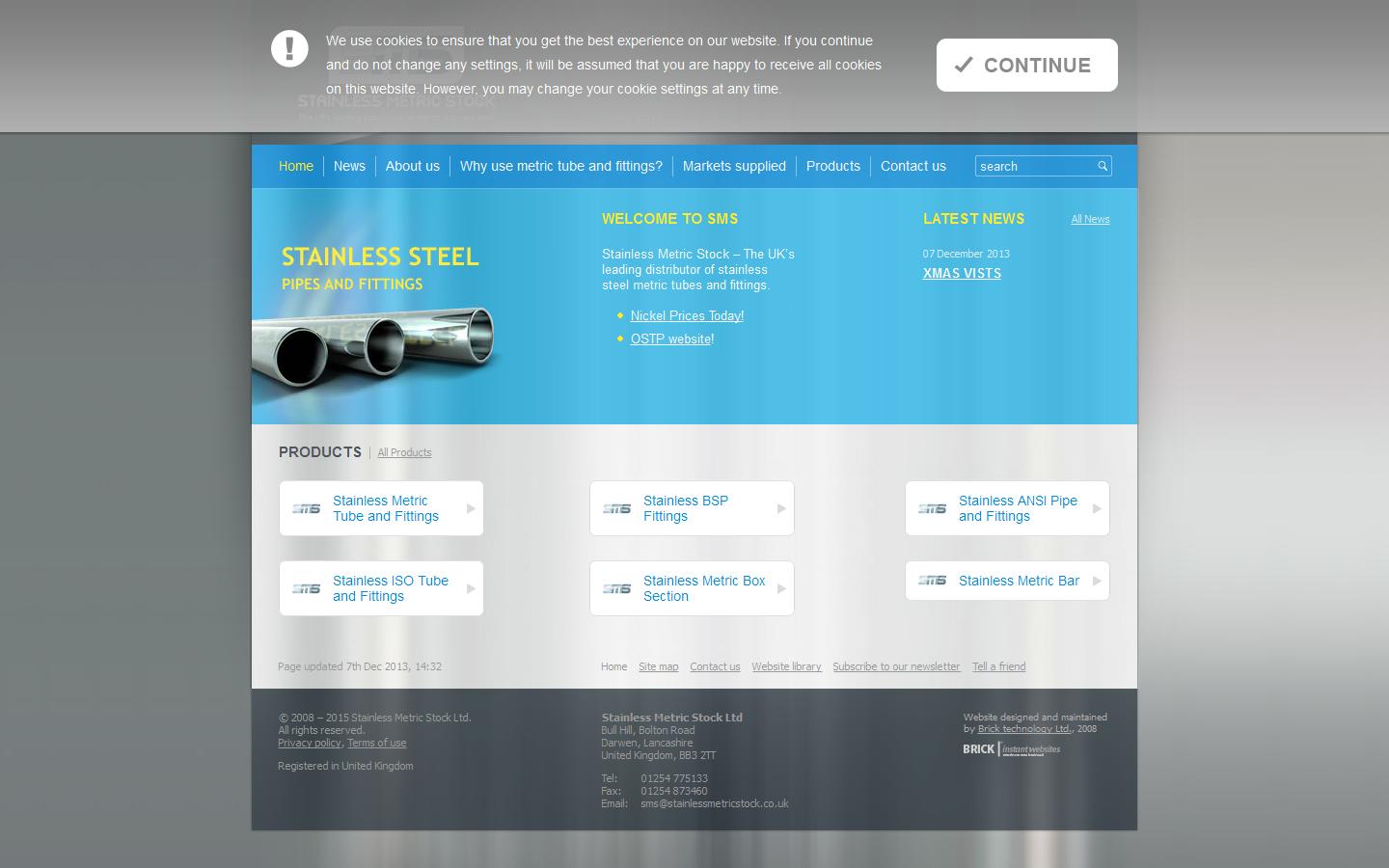 Stainless Metric Stock Website